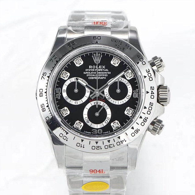 V3버전 로렉스(ROLEX)데이토나 스틸 블랙 904L 풀카피 4130 무브먼트